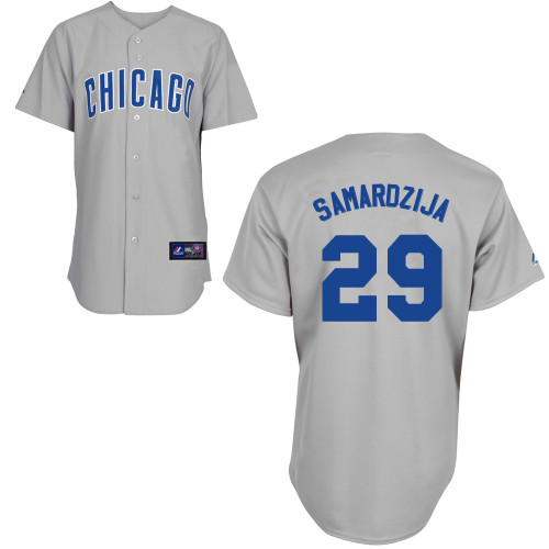 Jeff Samardzija #29 Youth Baseball Jersey-Chicago Cubs Authentic Road Gray MLB Jersey